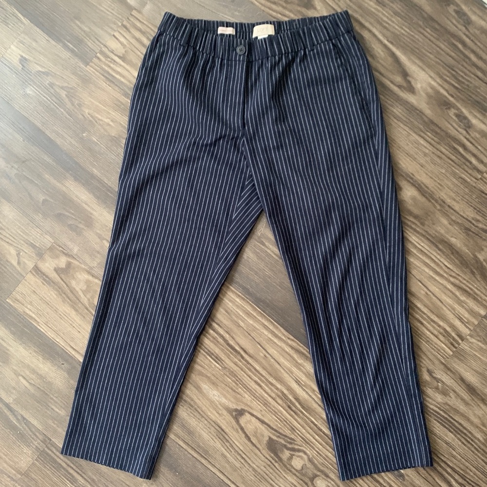 Striped Office Chino Pants